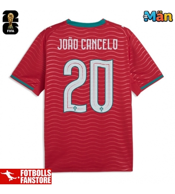 Portugal Joao Cancelo #20 Hemmatröja VM 2026 Kortärmad